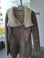 Lamm-Fell Jacke Damen braun/beige Gr. 38,Levinsky