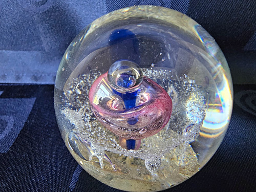 Glas briefbeschwerer kugel - glas,