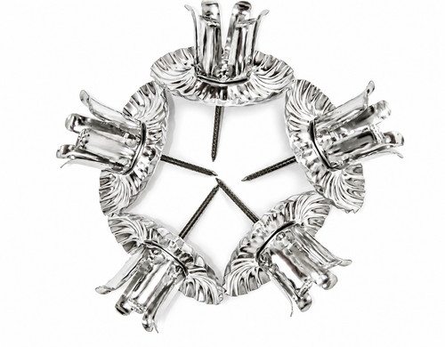 Silber kerzenständer - 5,