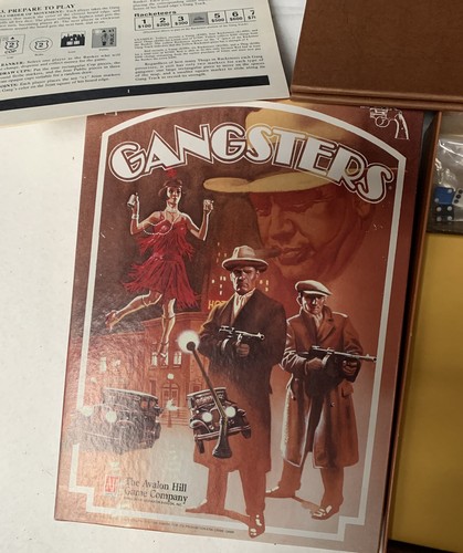 Gangsters avalon hill - ,, game