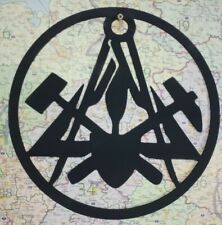 Maurer Modell 2 Zunftzeichen aus 3mm Stahl von 40cm-100cm Logo Deko