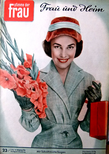 Altes modeheft 1956 mit - altes,
