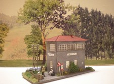 H0 Diorama HO 1:87 Stellwerk