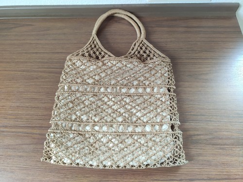 Vintage tragetasche häkel - häkel, /