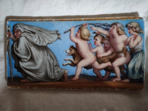 Meissen platte kleine bilder - meissen,