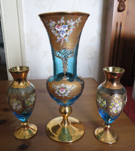 Vintage türkis glas - türkis,