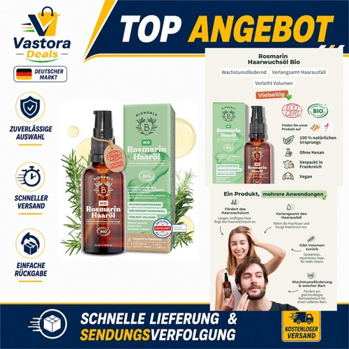 Bionoble rosmarinöl 50ml - rosmarinöl,