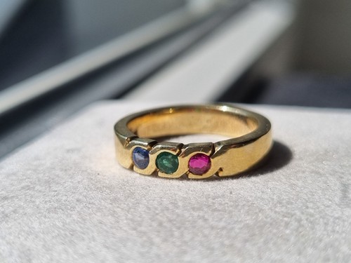 Vintage gold 585 ring - gold,
