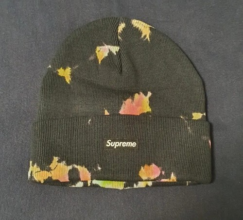 Supreme splatter dyed beanie - dyed,