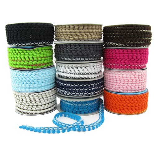 Bommelborte pompon farbig - ,