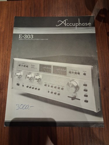 Accuphase 303 prospekt - accuphase,