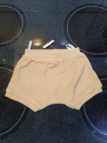 Beige kurze frottee hose - beige,
