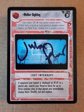JULIAN GLOVER ( General Veers) signed Star Wars CCG by Decipher