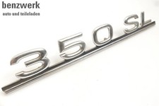 Mercedes R107 W107 SL Emblem Typenschild Heckklappe ORIGINAL 350SL ✔️