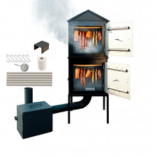 QLS Räucherkammer Stahl