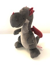 NICI grauer Drache mit roten Flügeln 20 cm No. 34100 Dragons Plüschtier