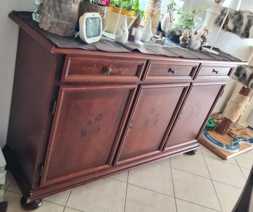 Sideboard aus mahagoni - sideboard,