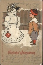Schneemann Kind Weihnachten
