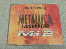 METALLICA I DISAPPEAR 2000 CD