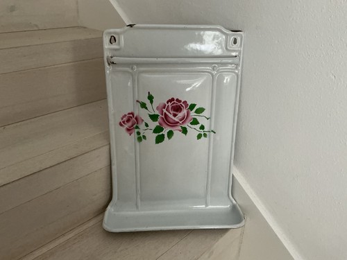Altes emaille löffelblech - altes,