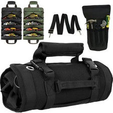 Werkzeug Rolltasche Werkzeugtasche mit 4 Großraumtaschen 2 Abnehmbaren Tasche