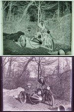 Seltenes Foto Glasnegativ -