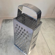 IKEA Reibe Küchenreibe Edelstahl Vierkantreibe Griff Silber