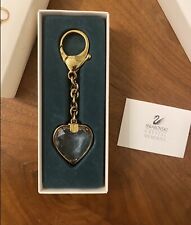 Swarovski Crystal Memories goldfarbener Schlüsselanhänger mit Kristallherz OVP