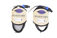 2x 6 ft Ampeg Speaker Cable