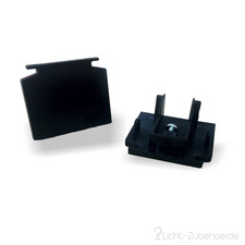 EUTRAC Endkappe für 3-Phasenschiene, schwarz | 555 0 1217 2 | SLV 145590