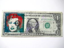 a) ANDY WARHOL: US 1$ BANKNOTE