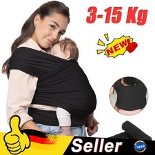 Babytragetuch mit Vordertasche