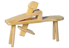 Krippenzubehör Schnitzbank