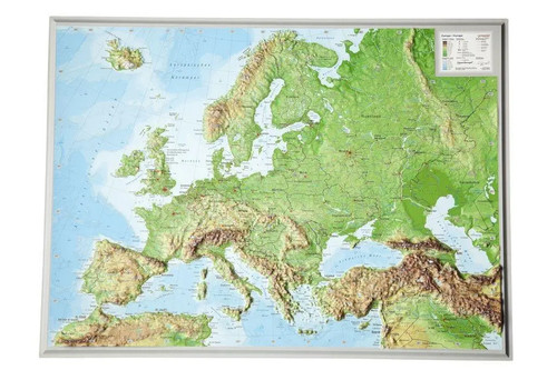 Reliefkarte europa klein - 1,