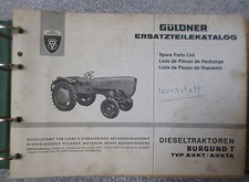 Güldner Burgund T Schlepper A3KT / A3KTA Ersatzteiltatalog