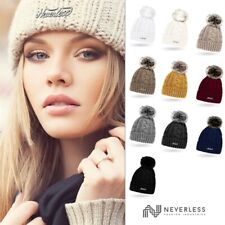 Damen Strick-Mütze gefüttert