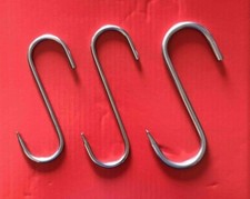 Metzgerqualität Fleischhaken Fleischerhaken Edelstahl diverse Größen S-Haken .