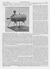 Antiker Technikdruck von 1909