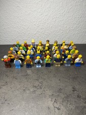 Lego 40 Stk Minifiguren City Viele Verschiedene, Pilot, Polizei, Kassierer etc 3