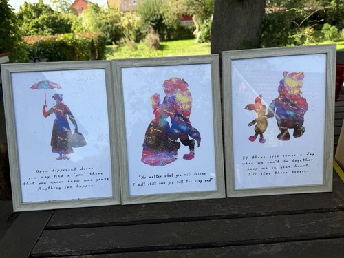 Disney motiv bilder mary - 3x,
