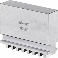 Röhm Blockbacken-Satz 3Teilig Weich Ungestuft Für Dreibacken-Drehfutter Ø 80 Mm