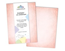 Briefpapier rot Briefbogen