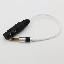 Kopfhörer-Audio-Adapter 4,4 mm Stecker auf 4-polige XLR-Buchse für Sony WM1A DIY