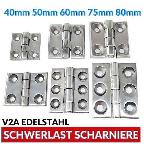 Schwerlast scharniere v2a - schwerlast,