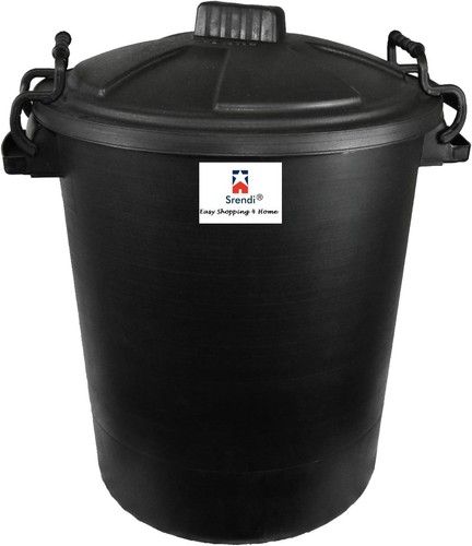 50l kunststoff schwarz eimer - kunststoff,