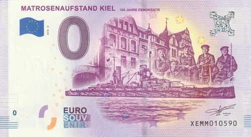 Null euro schein souvenir - 0,
