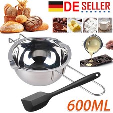 600ml Wasserbad Schüssel Schmelztopf Schmelzschale 304 Edelstahl Schmelzschüssel