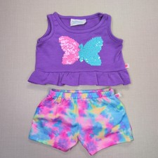 Build-A-Bear lila Pailletten