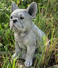 Frostfeste Steinfigur Frenchie