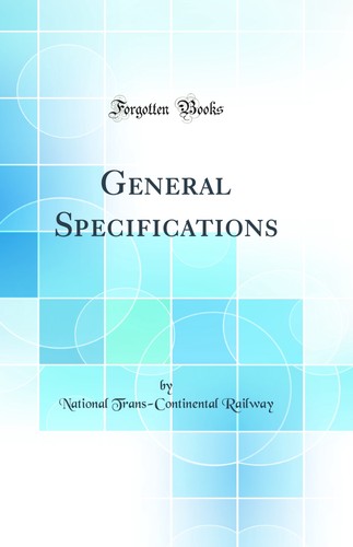 General specifications - general,